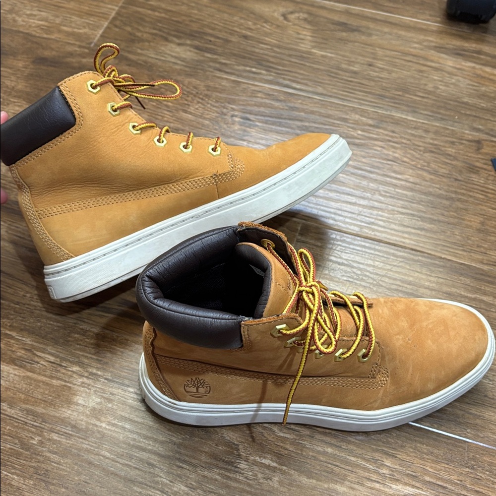 Timberland Light Brown Leather Boots - Picture 3 of 6